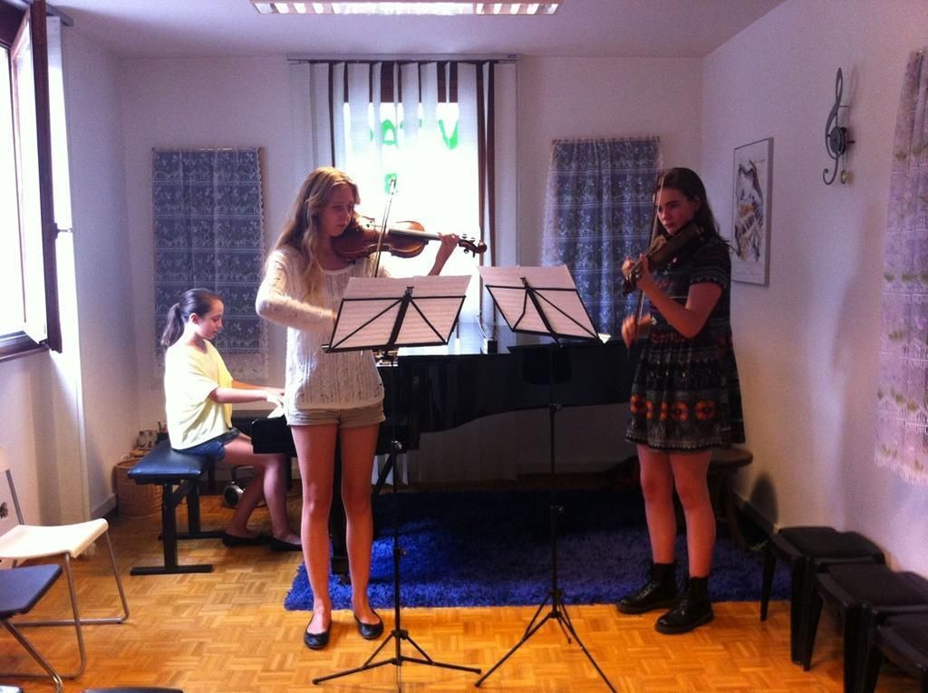 Cours d'instruments - Violons - Croqu'Notes - Versoix