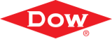 Dow-Logo in einem roten Diamanten mit weißen Buchstaben