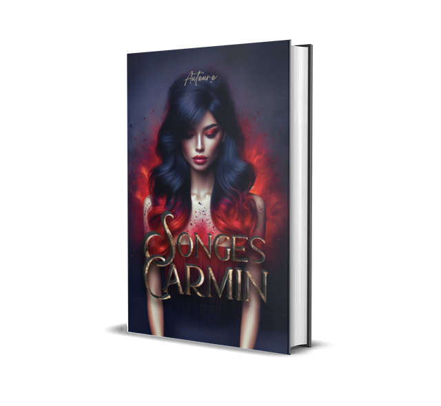 Couverture de livre avec une femme dessinée