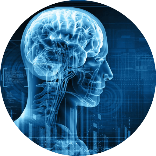 Hirnscan futuristisch