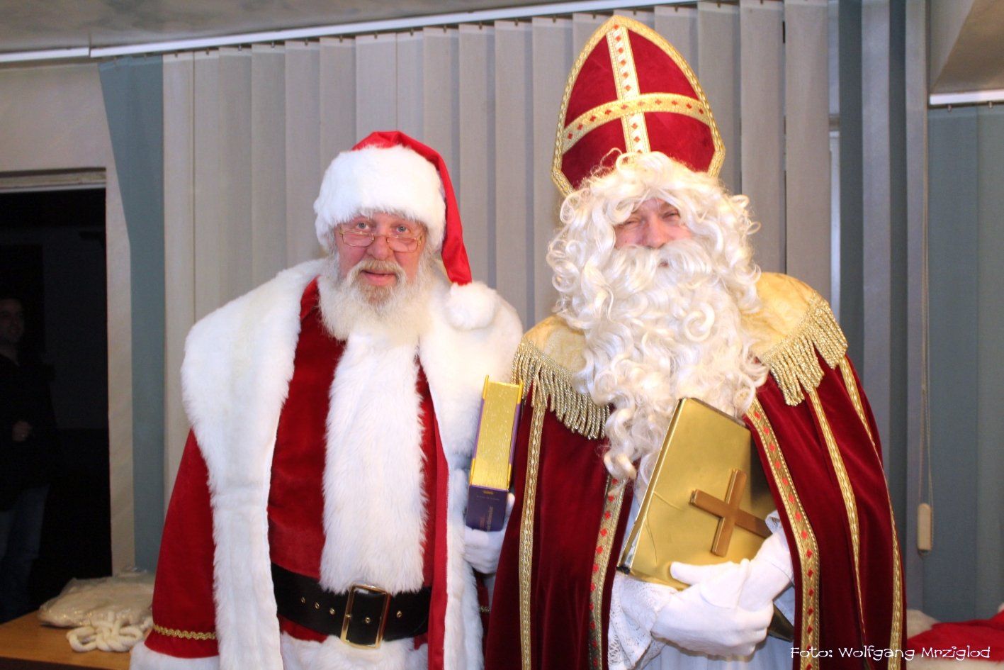 Nikolaus und Weihnachtsmann