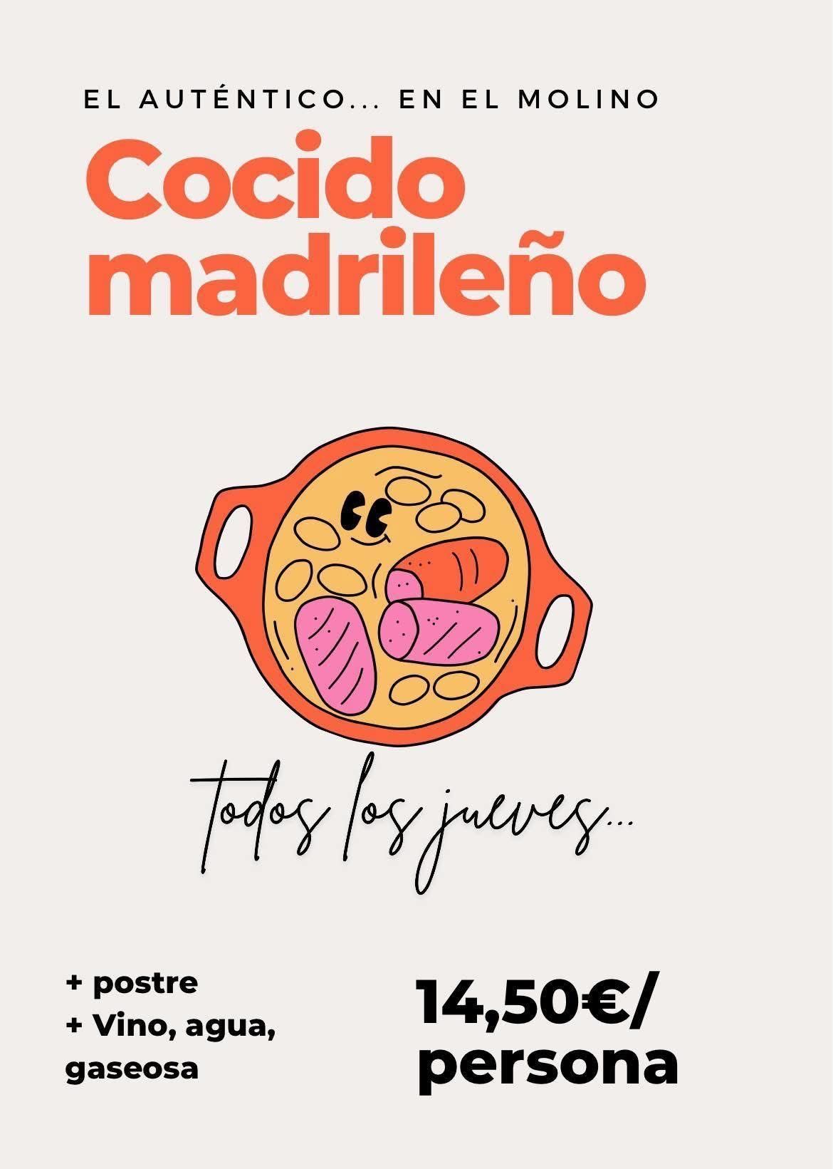 Un menú de un restaurante con una imagen borrosa de personas.