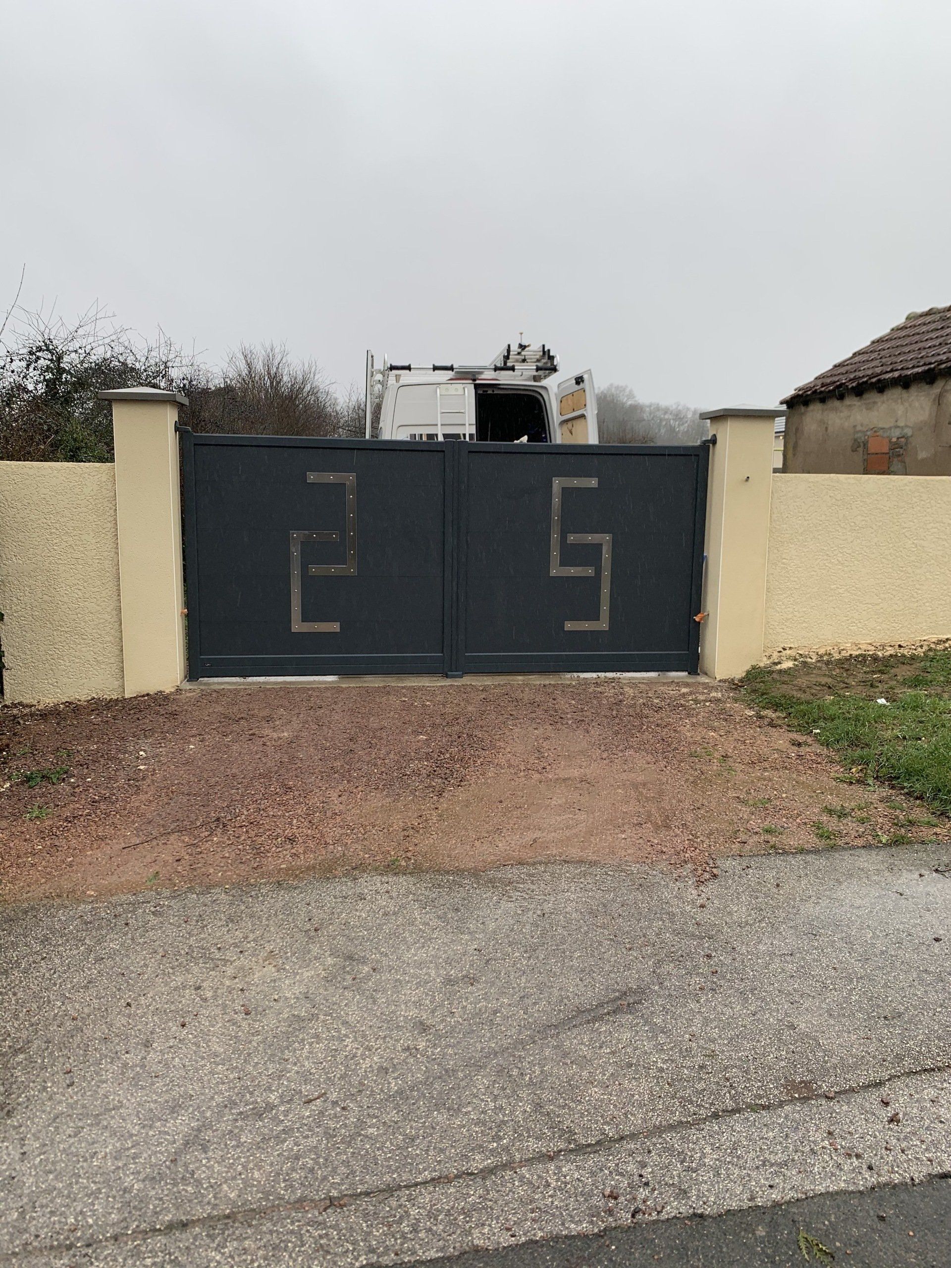 Portail avec des formes design