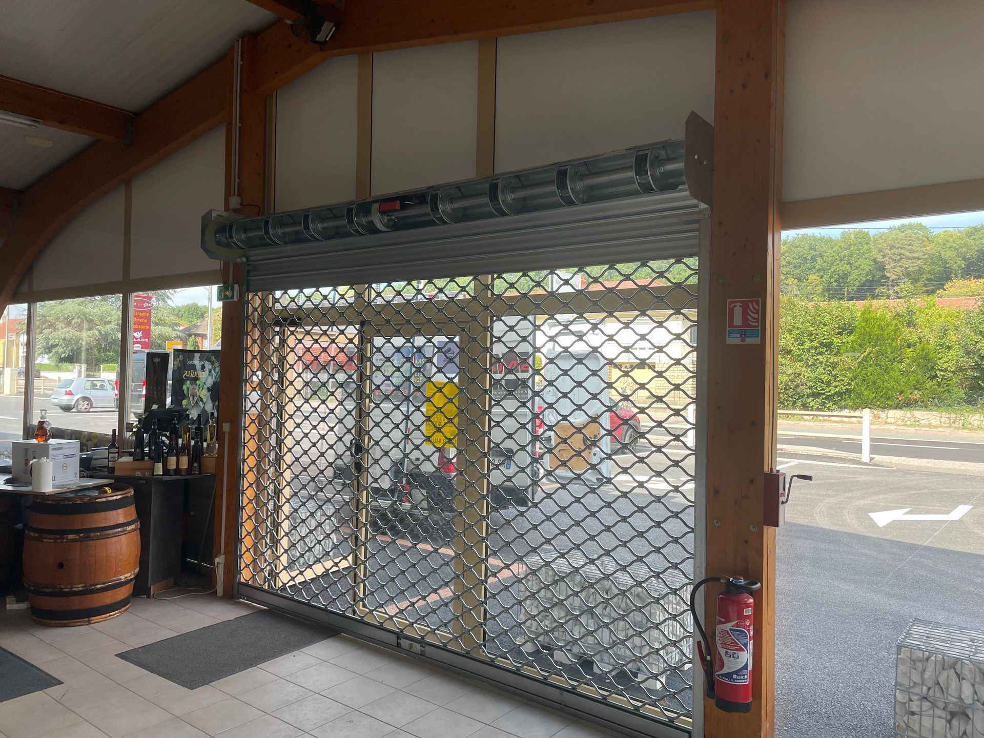 Rideaux métalliques de magasin