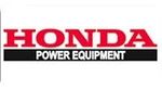 Logotipo de Honda Power Equipment en texto rojo y negro sobre fondo blanco.
