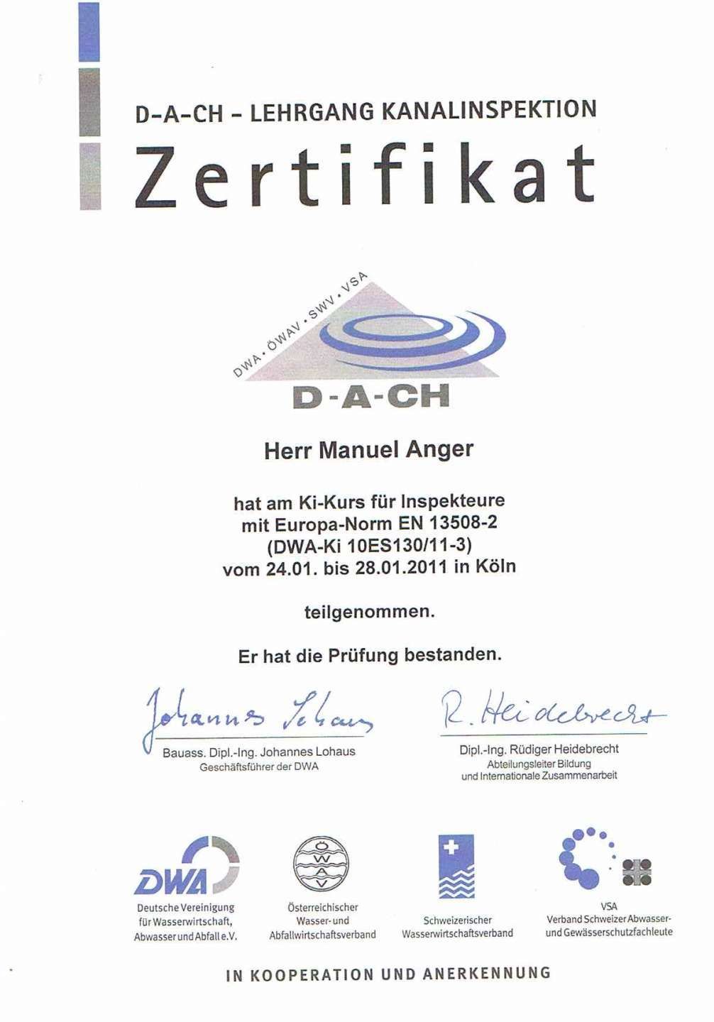 Teilnahmebestätigung Weiterbildung