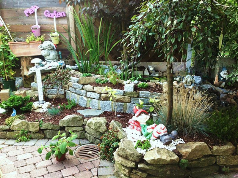 Mauerbau aus Natursteinen