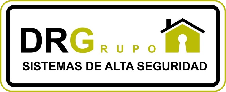 A logo for a company called drg grupo sistemas de alta seguridad