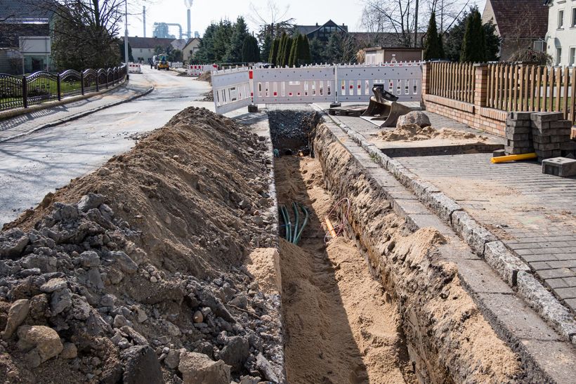 Tranchée pour génie civil