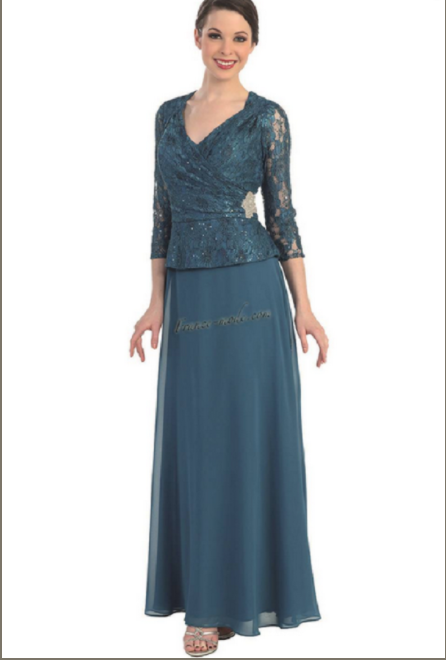 Robe évasée - bleu pastel