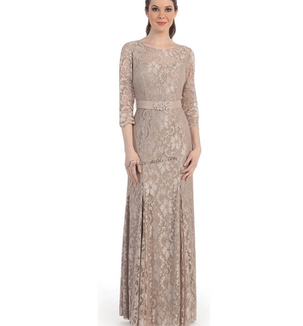 Robe élégance - beige clair