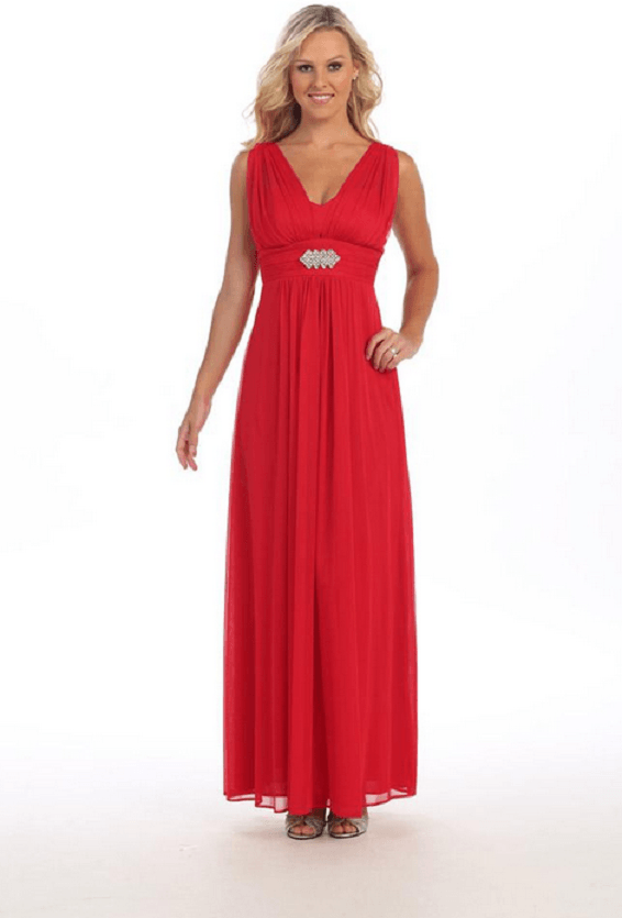 Robe rouge garance