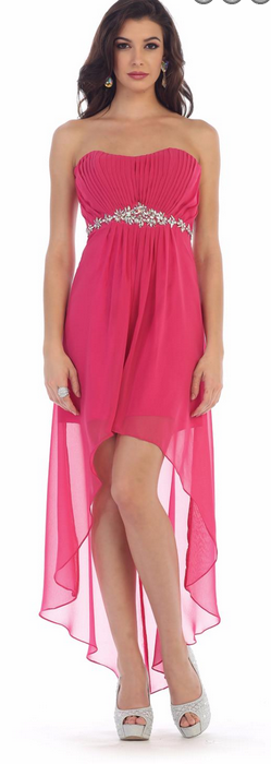 Robe rose fushia