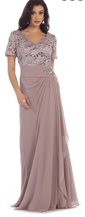 Robe gris tourterelle