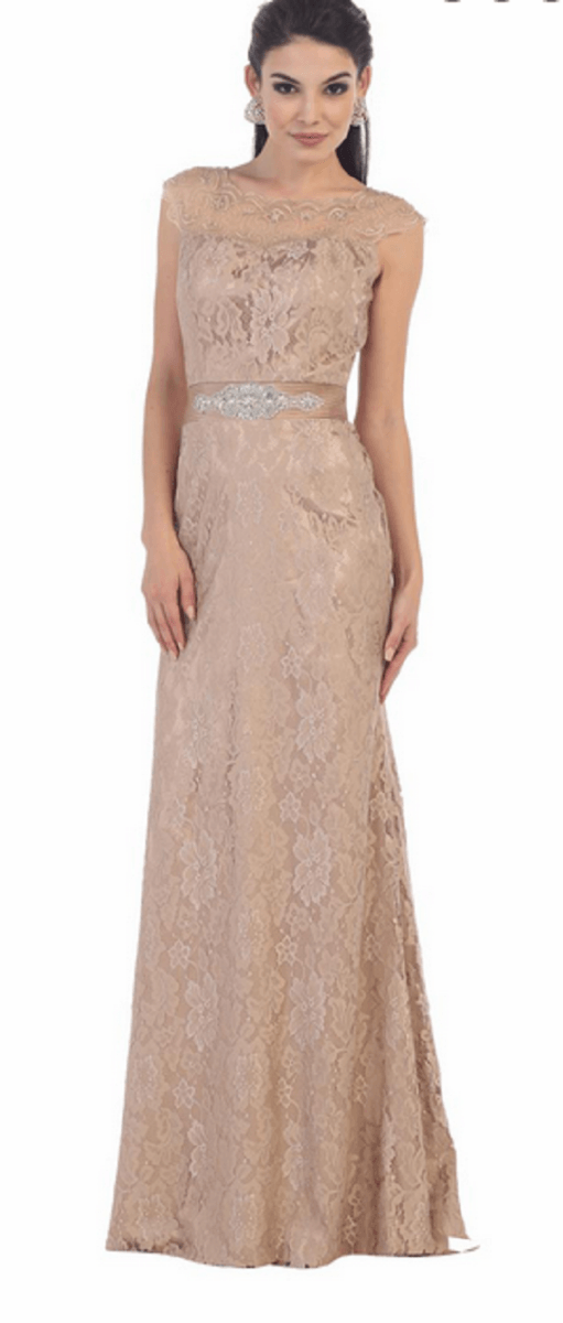 Robe bustier - couleur beige perlite