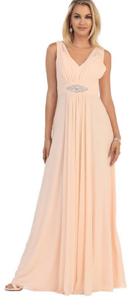 Robe longue - couleur bisque