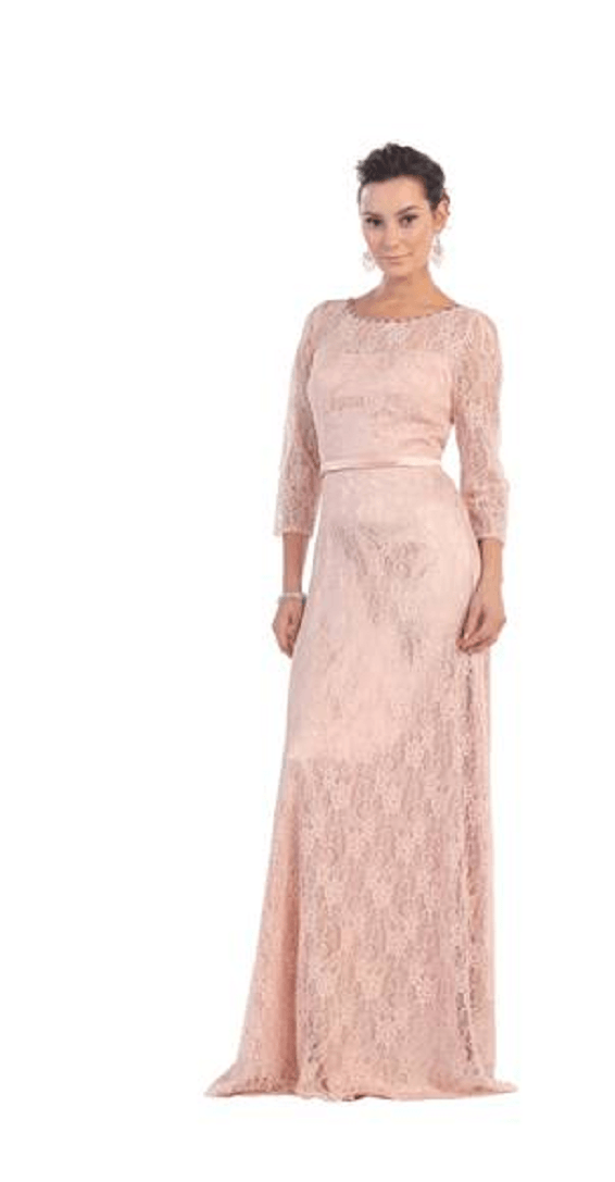Robe longue - couleur rose