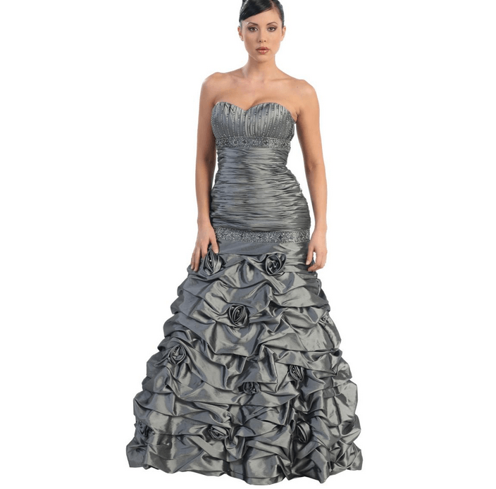 Robe argentée fantaisie