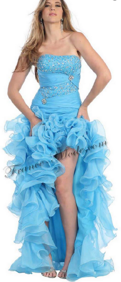 Robe bleu fantaisie