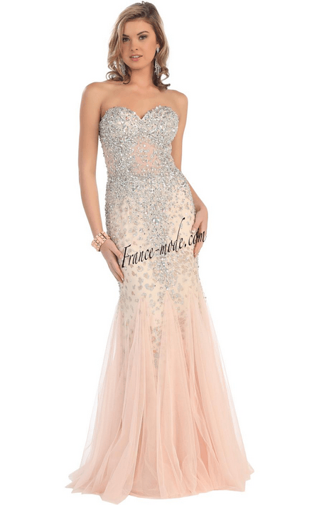 Robe de soirée - bustier coquille d'oeuf