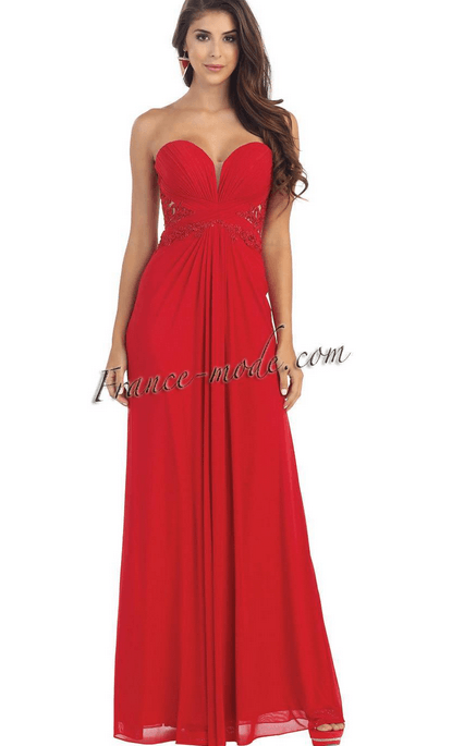 Robe de soirée - rouge écarlate