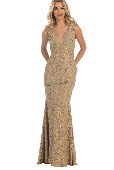 Robe de soirée - couleur vanille