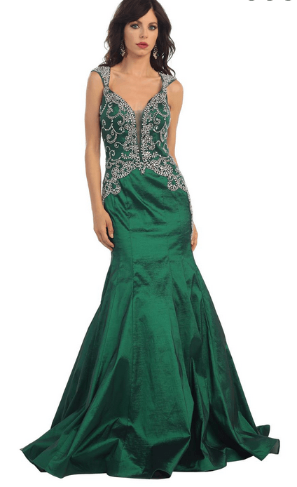 Robe vert émeraude
