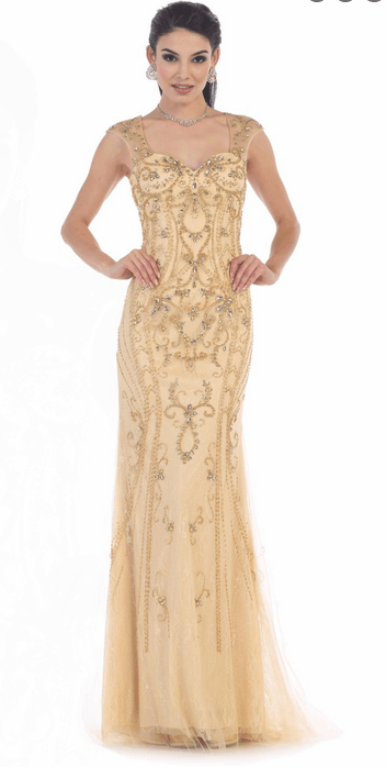 Robe de soirée - couleur beurre