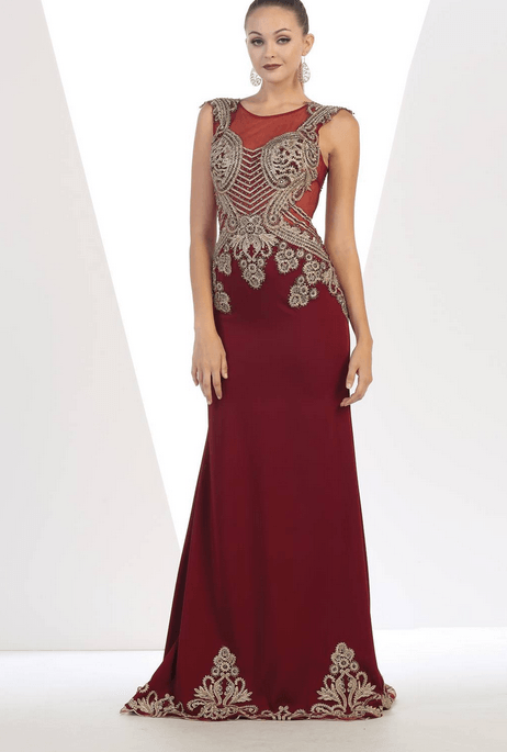Robe de soirée rouge