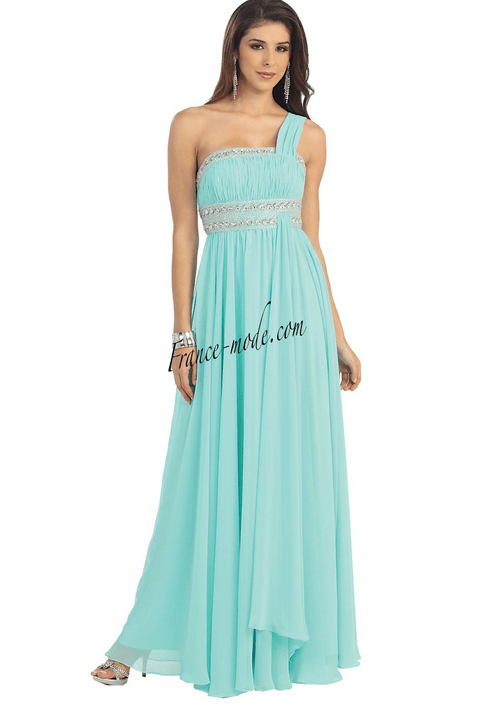 Robe élégance - couleur aigue-marine