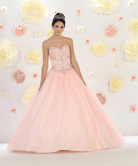 Robe de princesse - couleur rose cuisse de nymphe