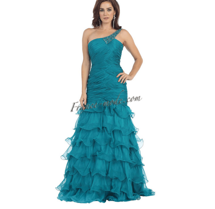 Robe longue - couleur bleu caeruléum