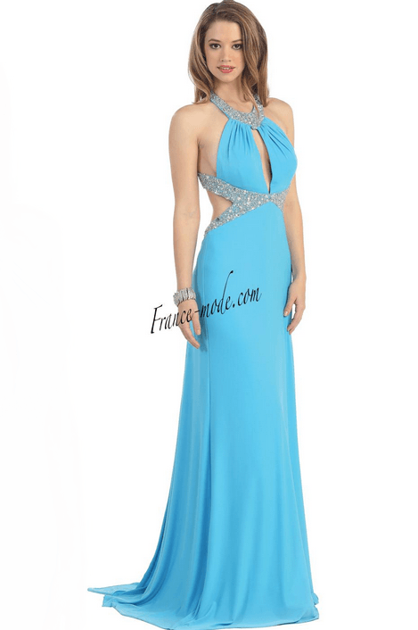 Robe élégance - couleur bleue céleste