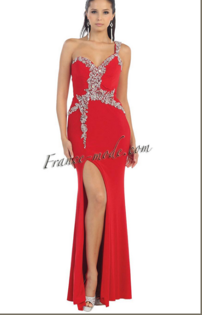 Robe rouge d'aniline - Référence M894