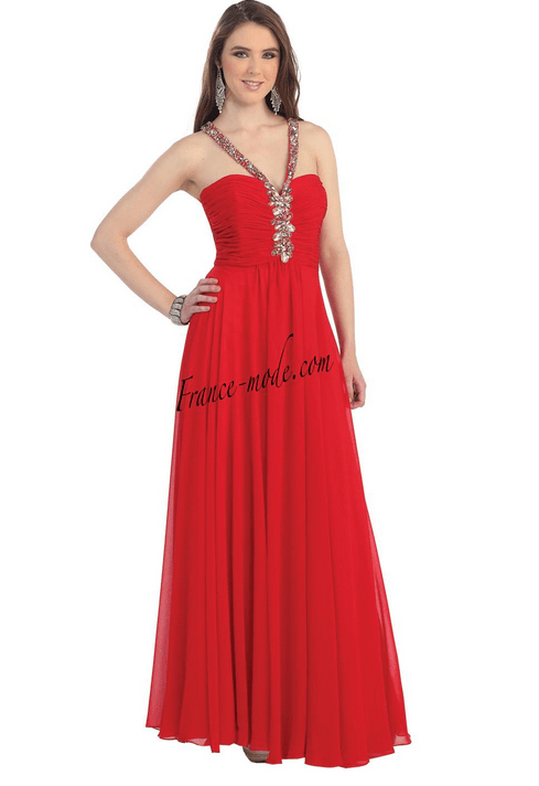 Robe de soirée rouge