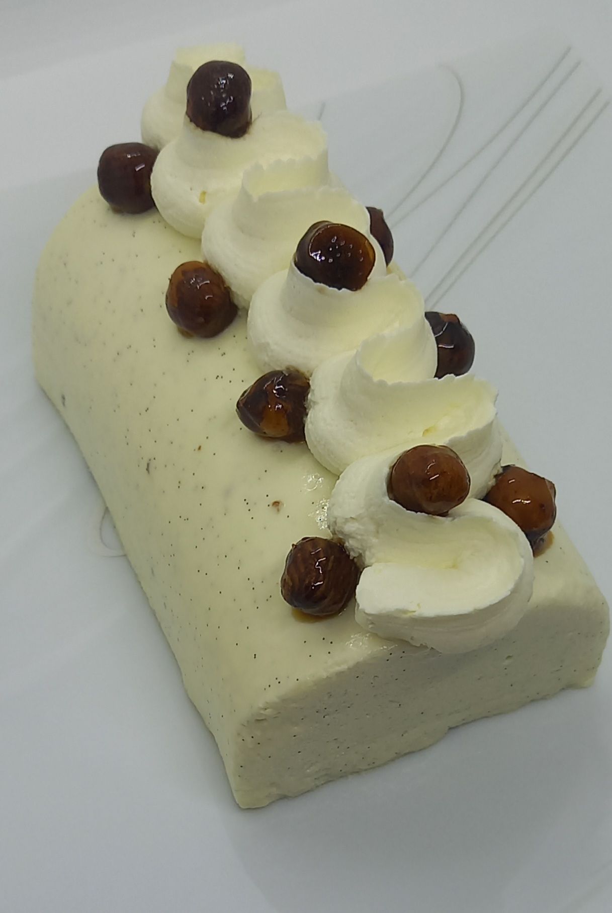 bûche vanille caramel noisette 3 pers