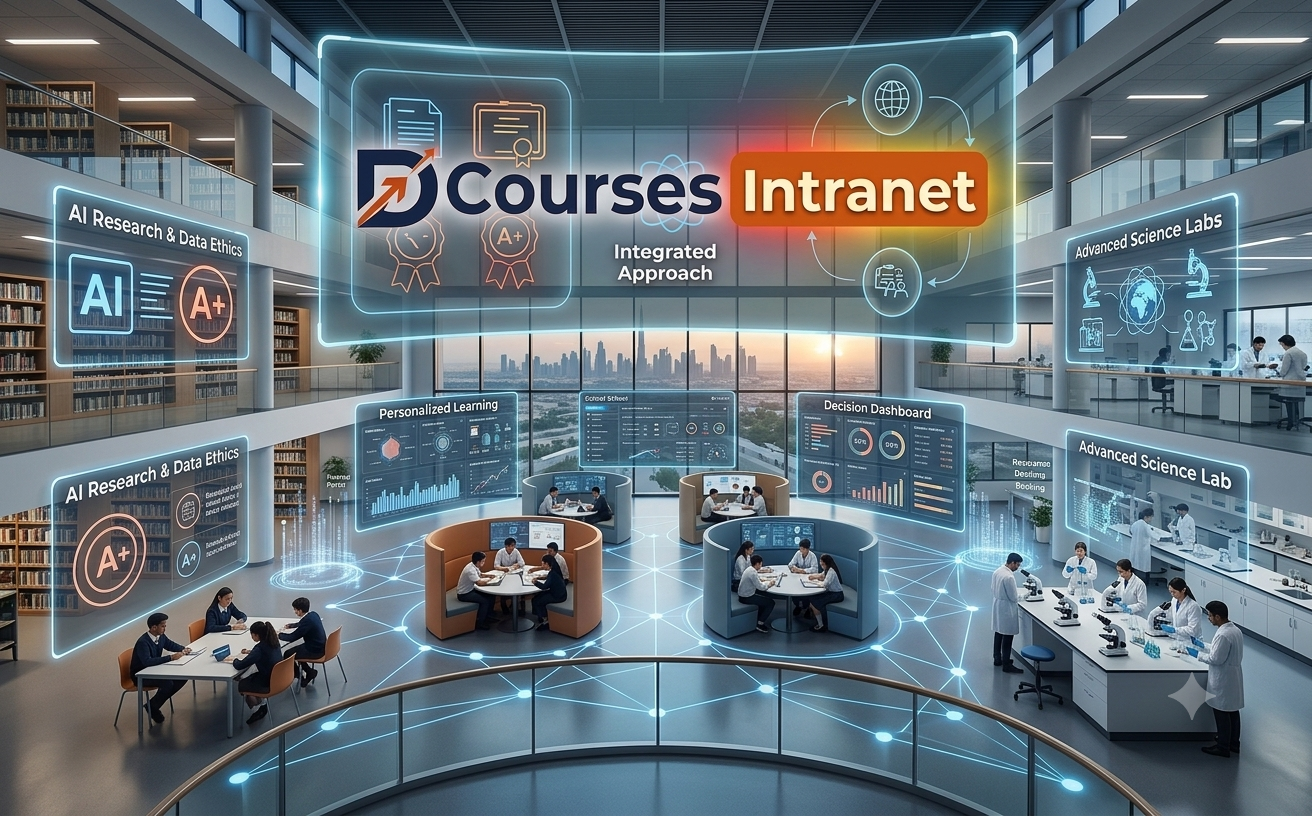 برنامج DCourses 365 School Intranet لبناء بيئة رقمية داخلية آمنة ومنظمة للمدارس
