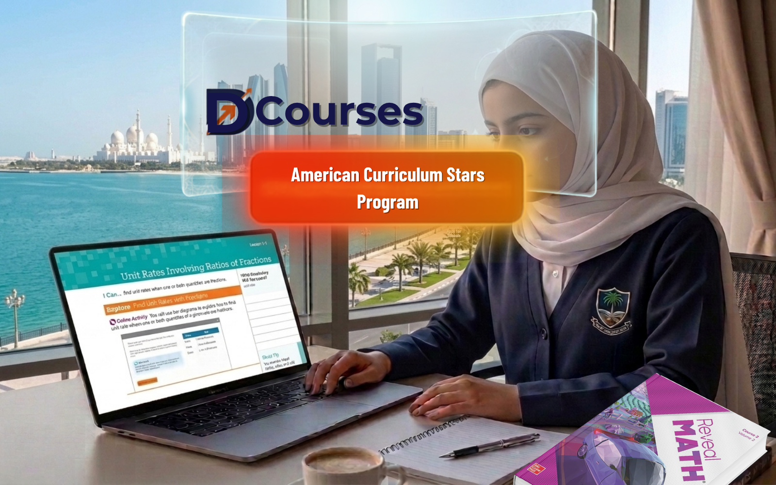 برنامج المناهج الأمريكية لطلاب المدارس الأمريكية في الإمارات ضمن منظومة DCourses التعليمية
