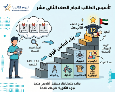 التقييم الأكاديمي واختبارات تحديد المستوى لطلاب الصف الثاني عشر