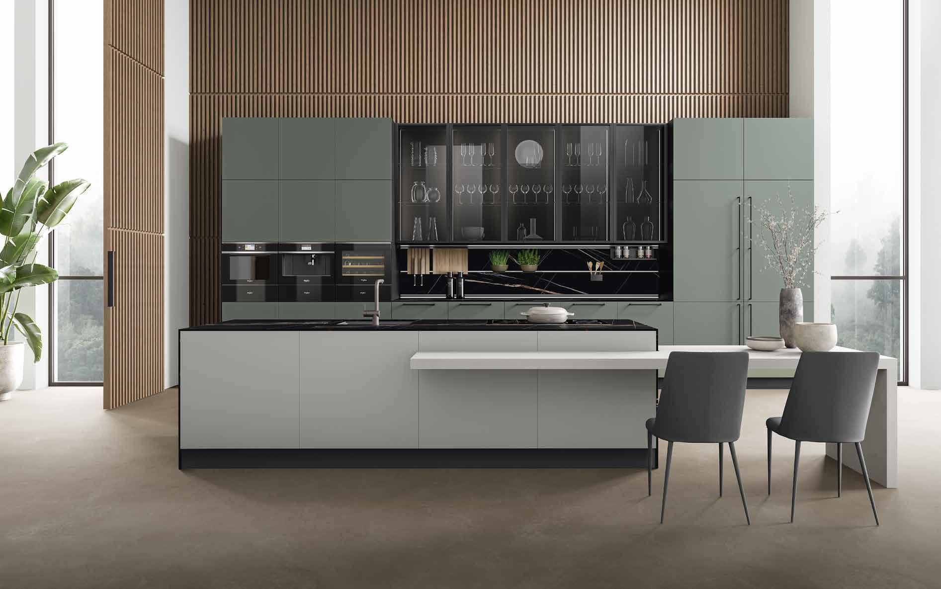 Cuisine Viola en PET laser