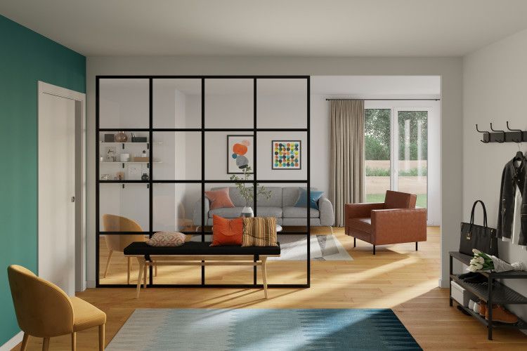 Meuble striato avec miroir