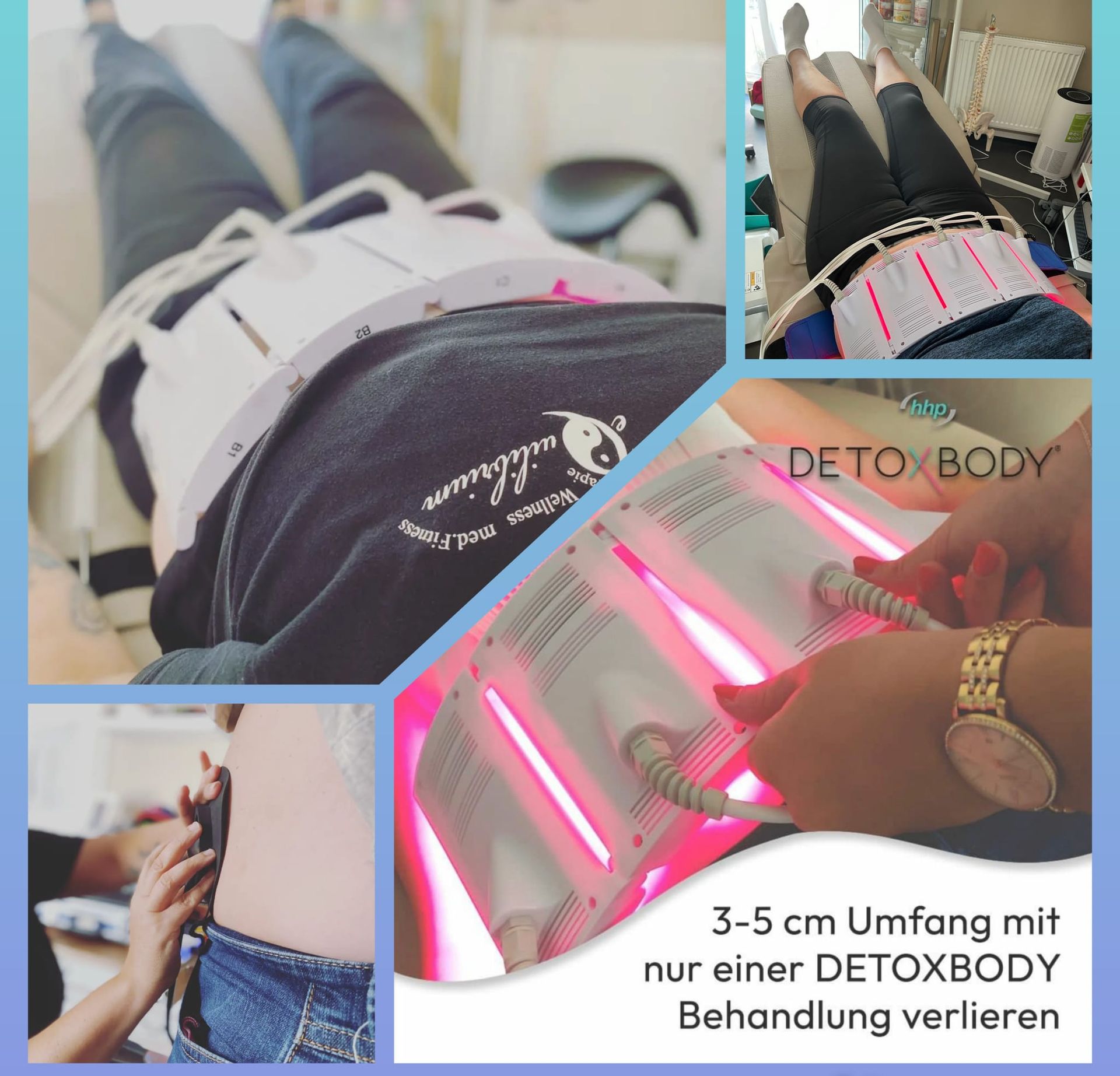 Eine Frau bekommt eine Detox-Körperbehandlung