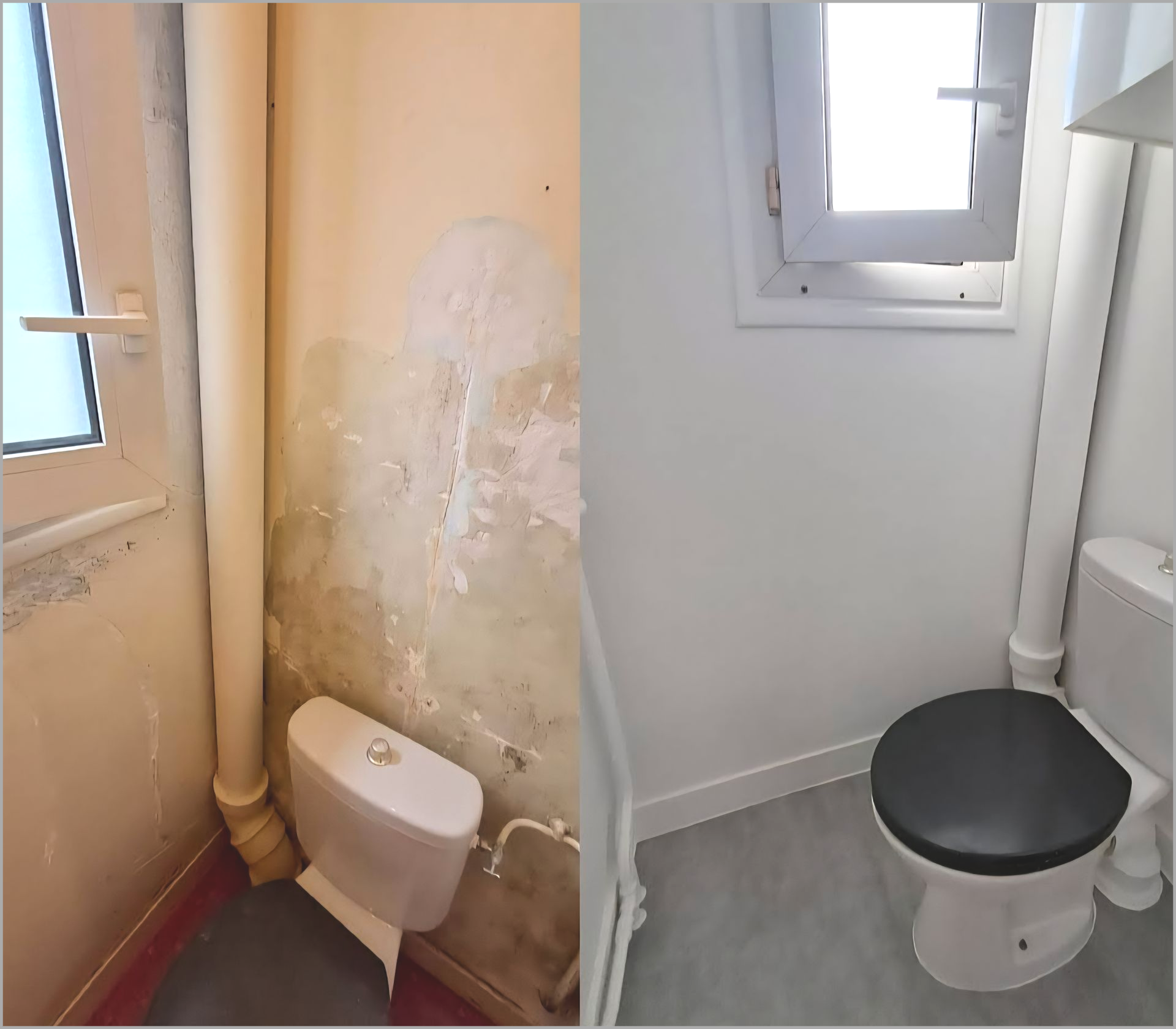 Un dégât des eaux par le plafond