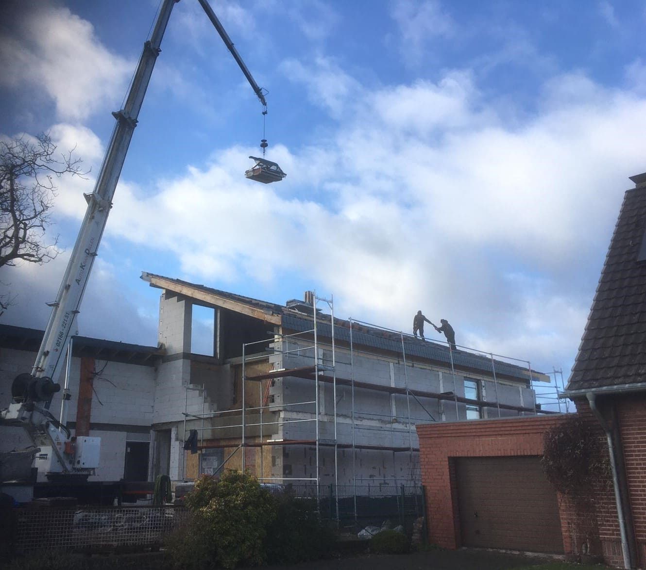 Autokran Dielen Josef Dielen Gebäude