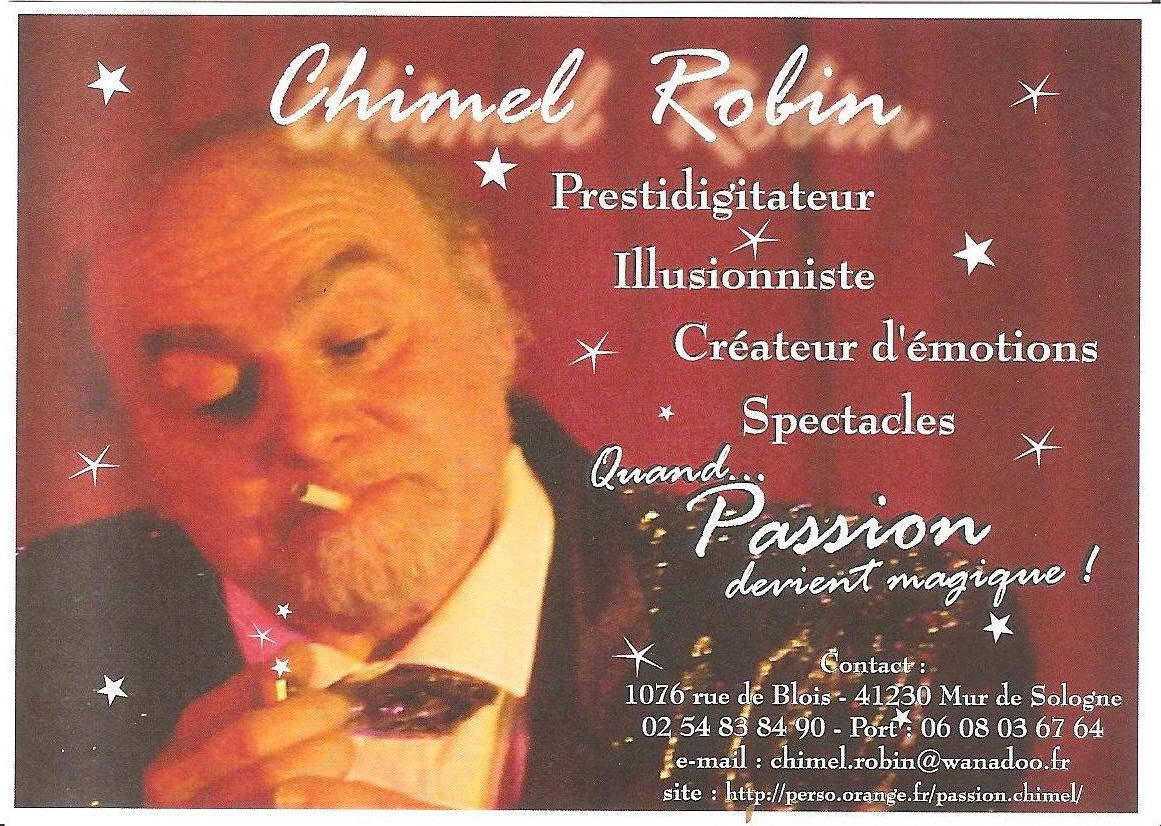 Chimel, prestidigitateur illusioniste dans le Loir-Et-Cher