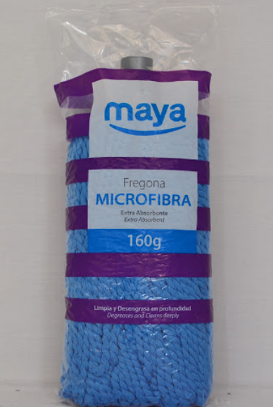 Una bolsa de maya fregona microfibra 160g