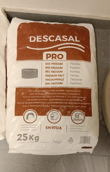 Un saco de 25 kg de sal decasal pro