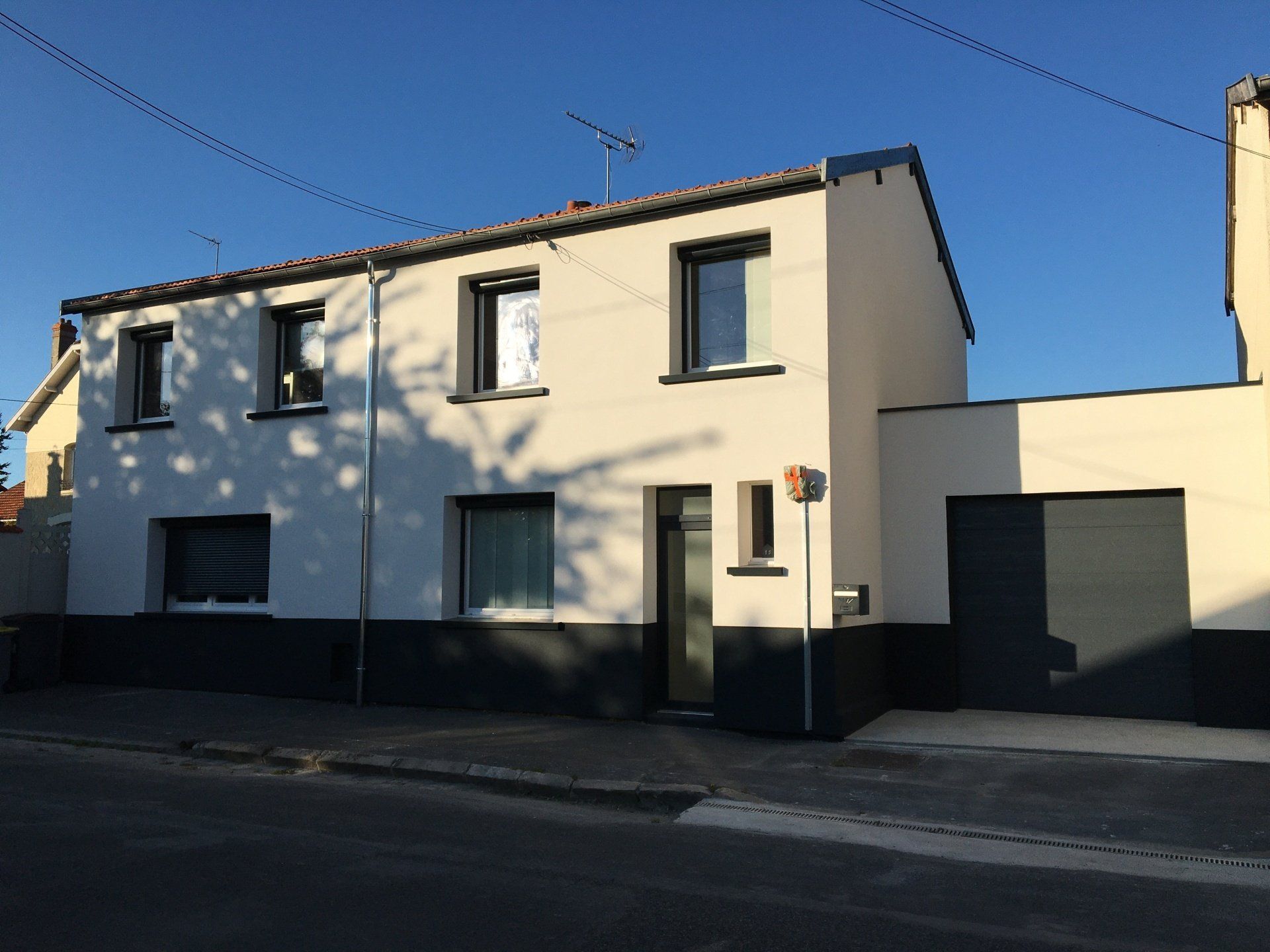 Maison neuve isolation par l'extérieur