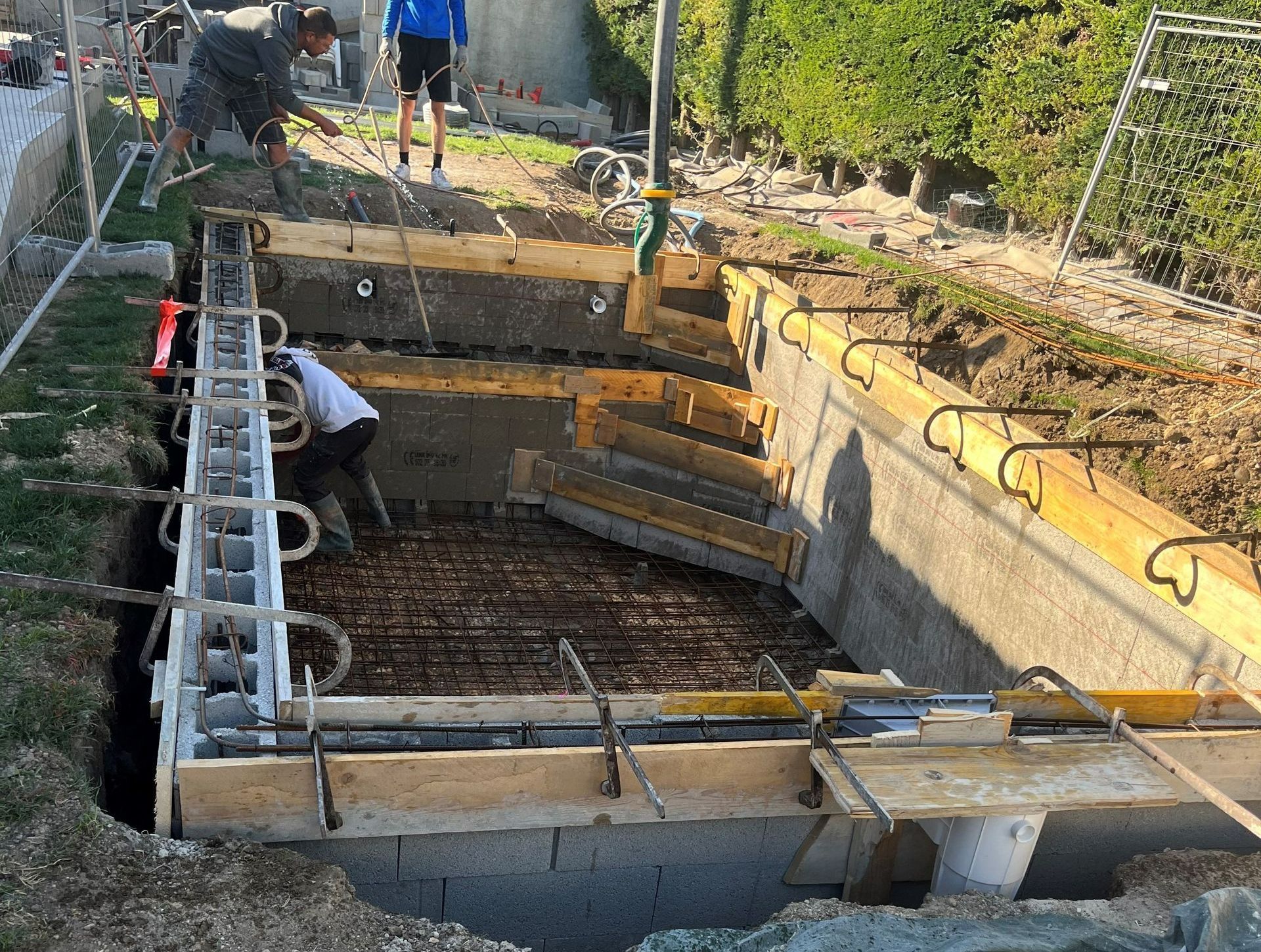 Fondation d'une piscine 2