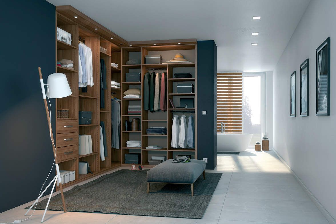 Aménagement dressing d'angle - RB Agencements (Suisse) Sàrl
